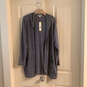 Cyrus Open Cardigan Hoodie 1X Mew with Tags